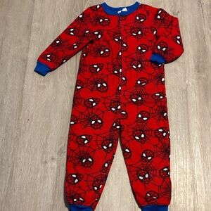 Red Spider-Man Kids One Piece Pajama